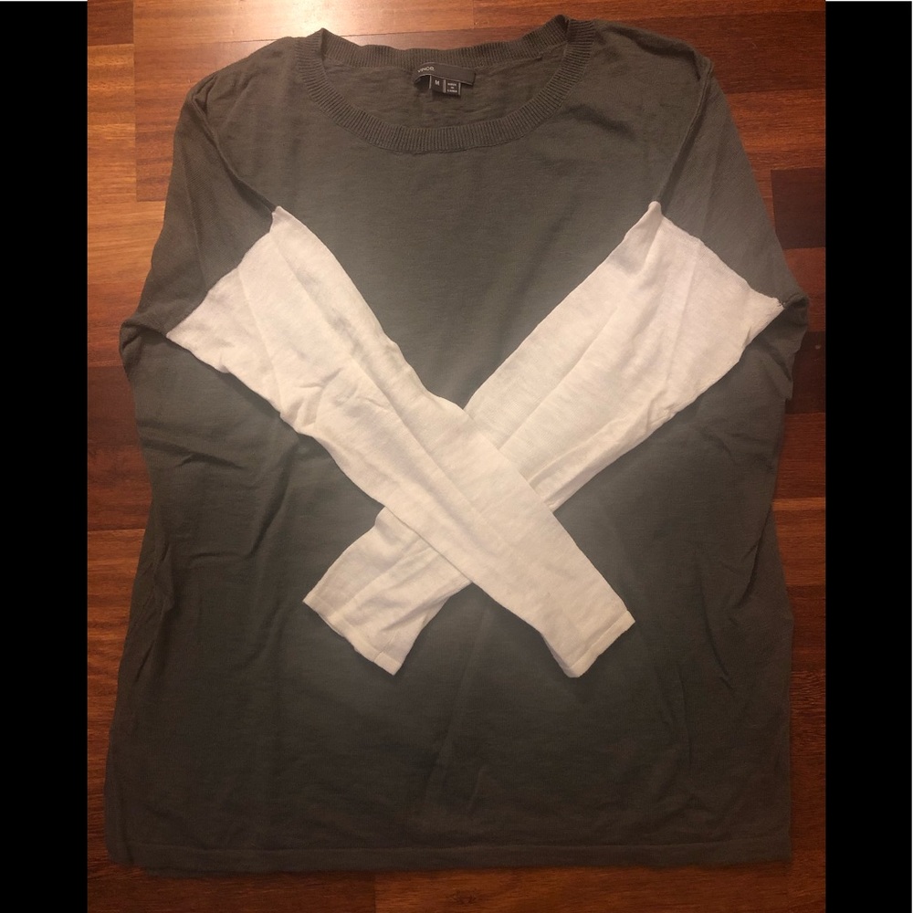 vince lightweight cotton sweater, size M